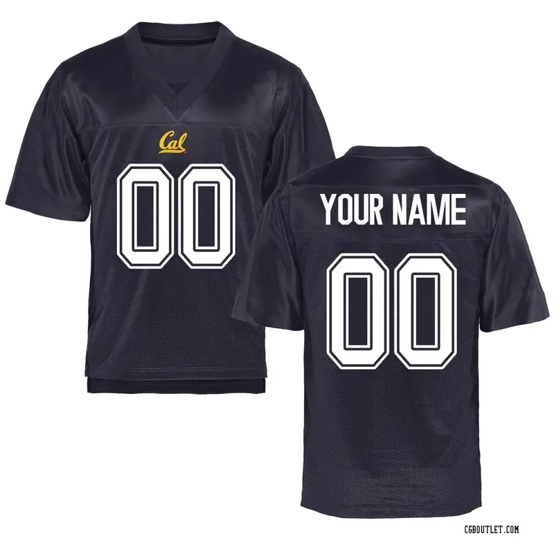 Men's Navy Custom Throwback Game Team Jersey - Kitsociety